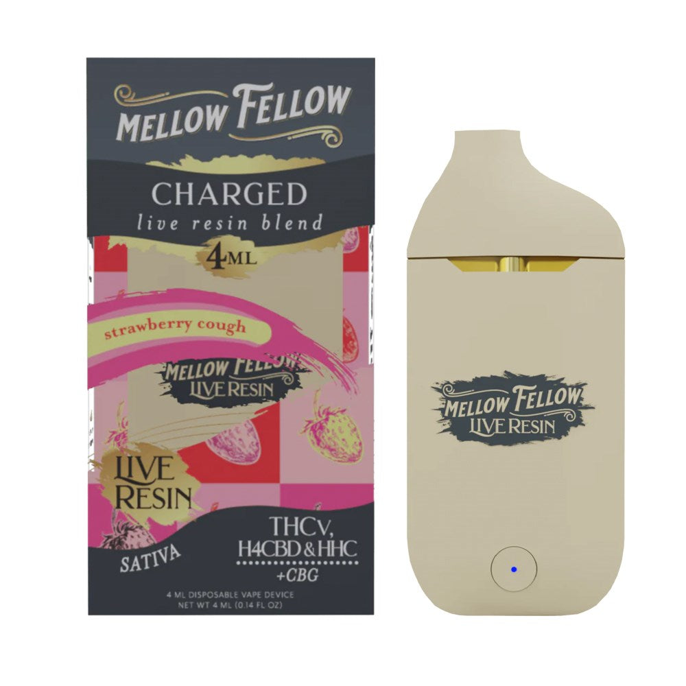 MF CHARGED BLEND 4ML DISPOSABLE SATIVA - STRAW COUGH