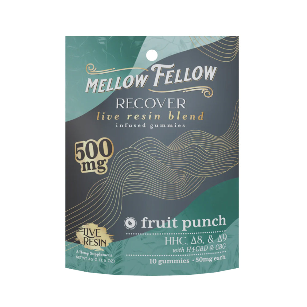MF RECOVER D8/D10/HHC/H4CBD/CBG 500MG GUMMIES - FRUIT PUNCH