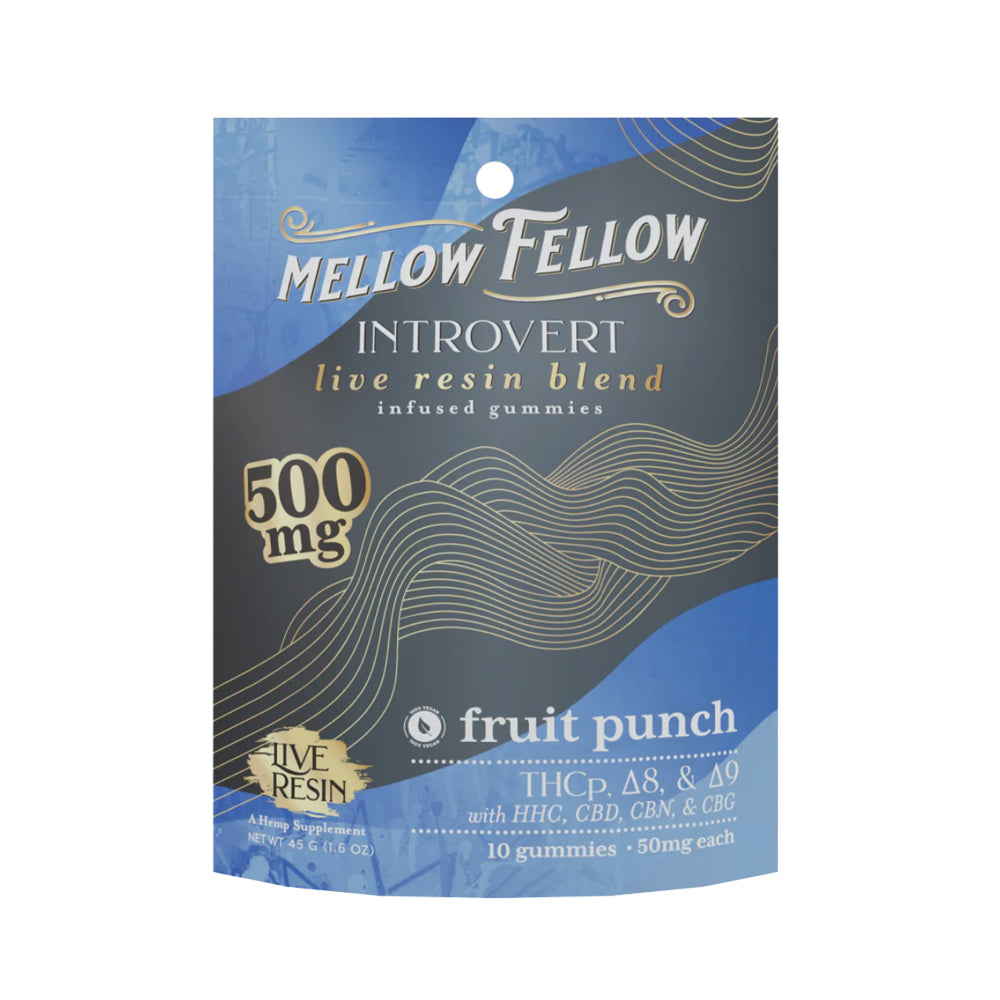 MF INTROVERT THCP/D8/D10/HHC/CBD/CBG/CBN 500MG GUMMIES - FRUIT PUNCH