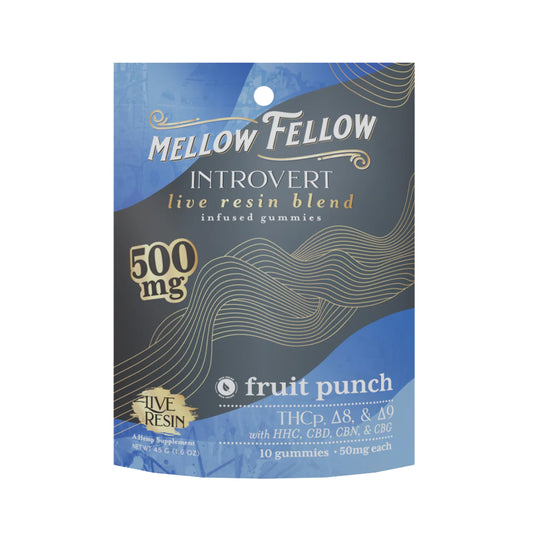 MF INTROVERT THCP/D8/D10/HHC/CBD/CBG/CBN 500MG GUMMIES - FRUIT PUNCH
