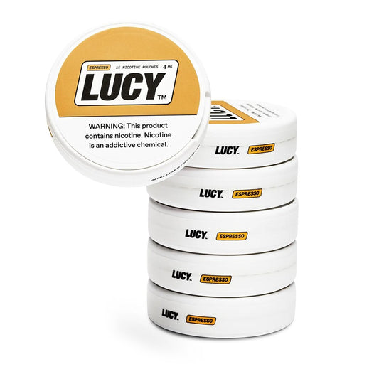LUCY NICOTINE 4MG POUCHES - ESPRESSO