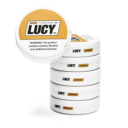 LUCY NICOTINE 8MG POUCHES - ESPRESSO