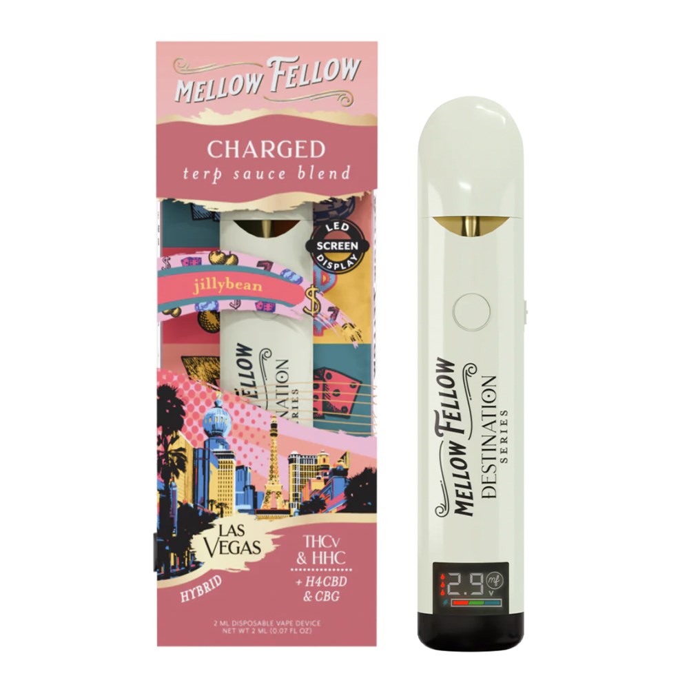 MELLOW FELLOW 2ML CHARGED BLEND DISPOSABLE VEGAS - JILLYBEAN POP