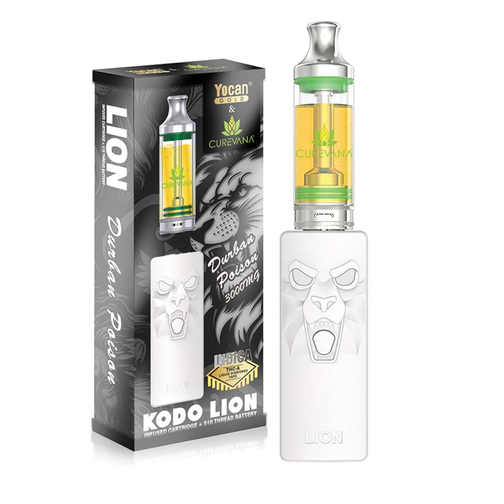 CUREVANAxYOCAN GOLD 3G CARTRIDGE KIT - DURBAN POISON