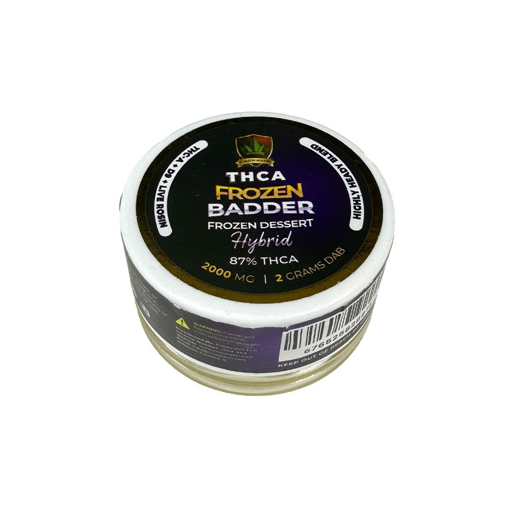 CROWNZEN THCA 2000MG FROZEN BADDER HYBRID - FROZEN DESSERT