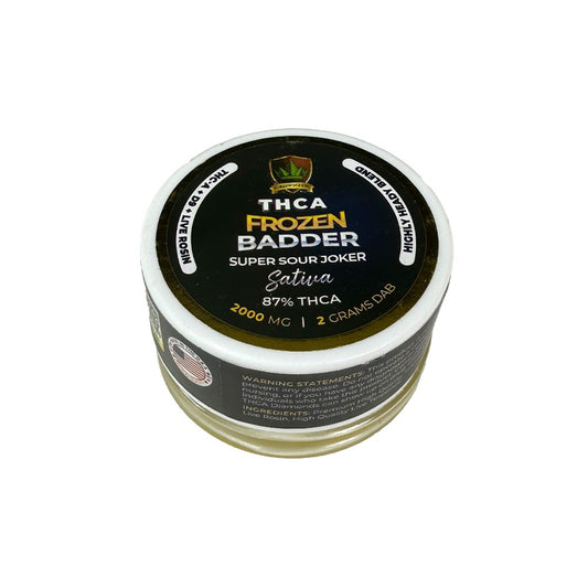 CROWNZEN THCA 2000MG FROZEN BADDER SATIVA - SUPER SOUR JOKER