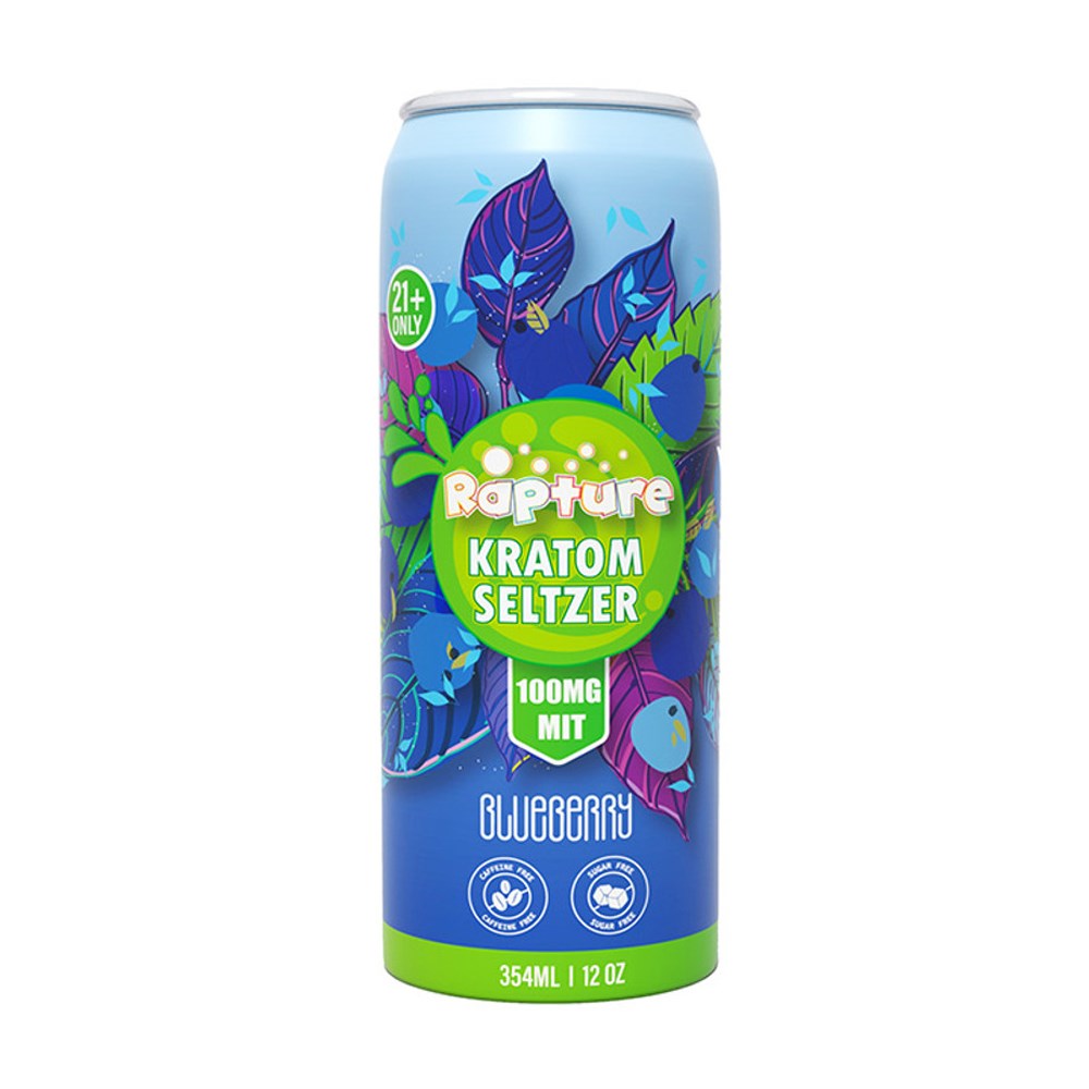 RAPTURE 100MG MIT KRATOM SELTZER - BLUEBERRY