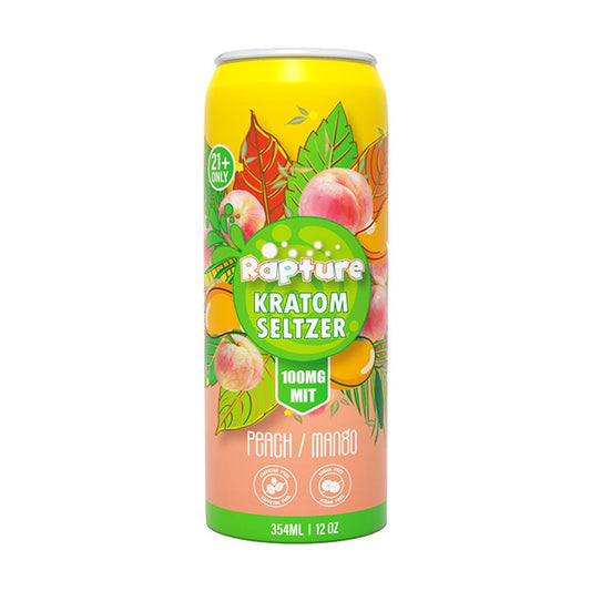 RAPTURE 100MG MIT KRATOM SELTZER - PEACH MANGO