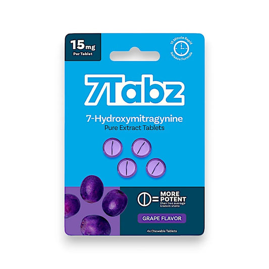 7TABS-7HYDROXY 15MG EXTRACT KRATOM - GRAPE