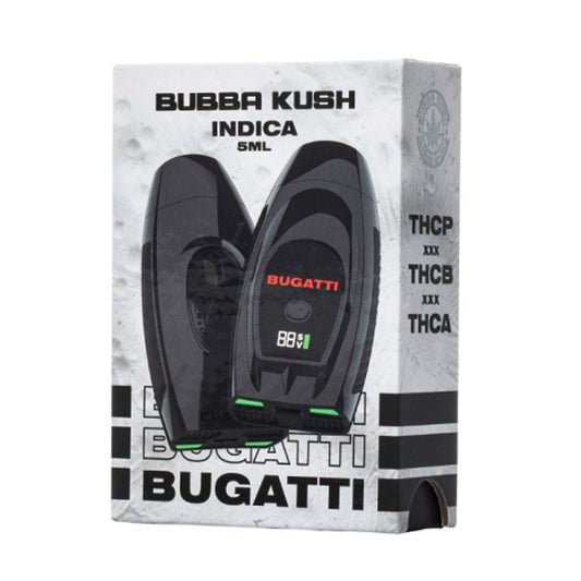 BUGATTI THCP/THCB/THCA 5ML DISPOSABLE INDICA - BUBBA KUSH