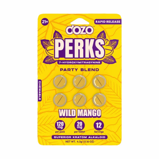 DOZO PERKS 7OHM PARTY BLEND 6CT PILLS - WILD MANGO