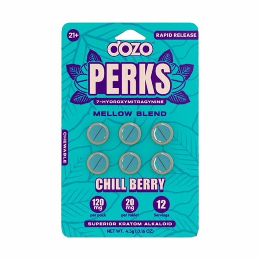 DOZO PERKS 7OHM PARTY BLEND 6CT PILLS - CHILL BERRY