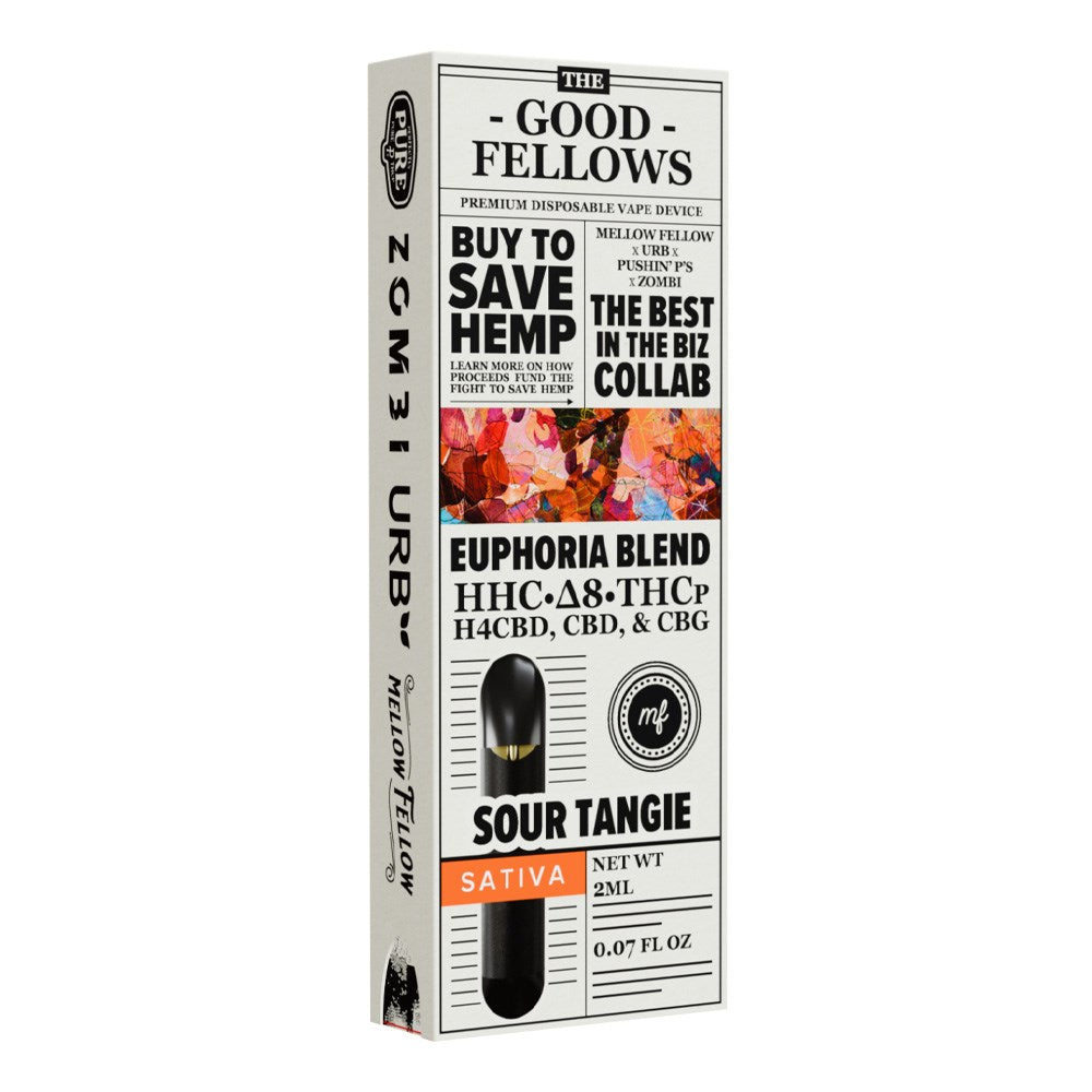 GOOD FELLOWS EUPHORIA BLEND 2ML DISPOSABLE SATIVA - SOUR TANGIE POP
