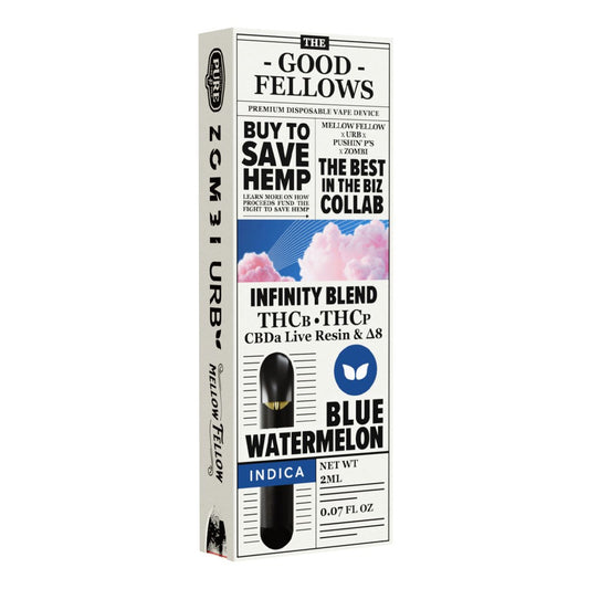 GOOD FELLOWS INFINITY BLEND 2ML DISPOSABLE INDICA - BLUE WATERMELON POP