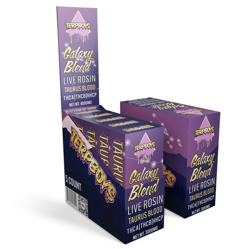 TERPBOY GALAXY BLEND 3G DISPOSABLE - TAURUS BLOOD