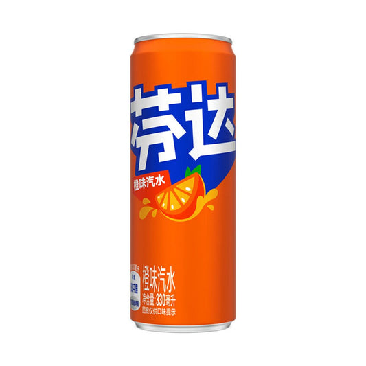 FANTA MODERN CAN 330ML - ORANGE