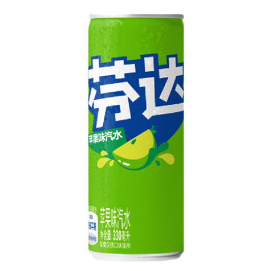FANTA MODERN CAN 330ML - GREEN APPLE