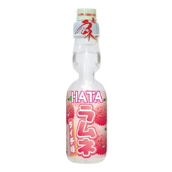 JAPANESE CARBONATED MARBLES HATA WAVE SODA - LYCHEE