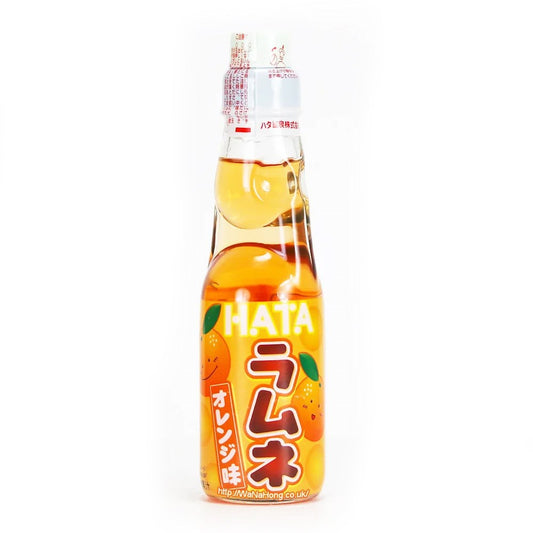 JAPANESE CARBONATED MARBLES HATA WAVE SODA - ORANGE