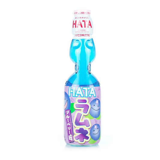 JAPANESE CARBONATED MARBLES HATA WAVE SODA - BLUEBERRY