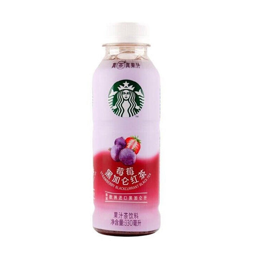 STARBUCKS JUICE TEA DRINK - RASPBERRY BLACKCURRANT BLACK TEA