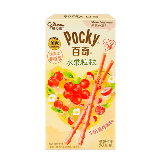 FRUIT POCKY 45G BISCUITS - BLUEBERRY