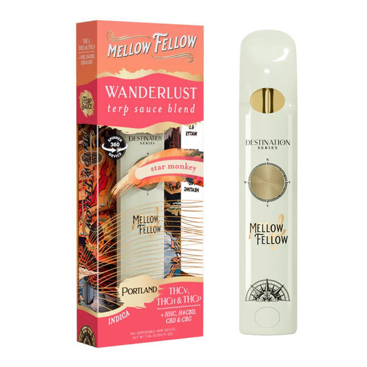 MF SPINNERS 1ML WONDERLUST BLEND DISPOSABLE INDICA - PORTLAND/ STAR MONKEY