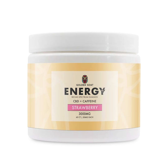 GOLDEN GOAT ENERGY 3000MG GUMMIES - STRAWBERRY