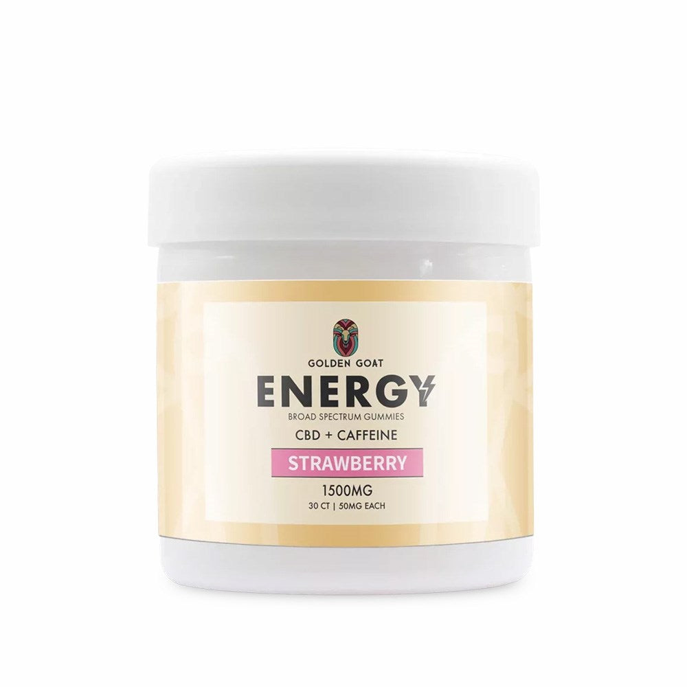 GOLDEN GOAT ENERGY 1500MG GUMMIES - STRAWBERRY