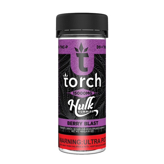 TORCH HULK D9/THCP 15000MG GUMMIES - BERRY BLAST