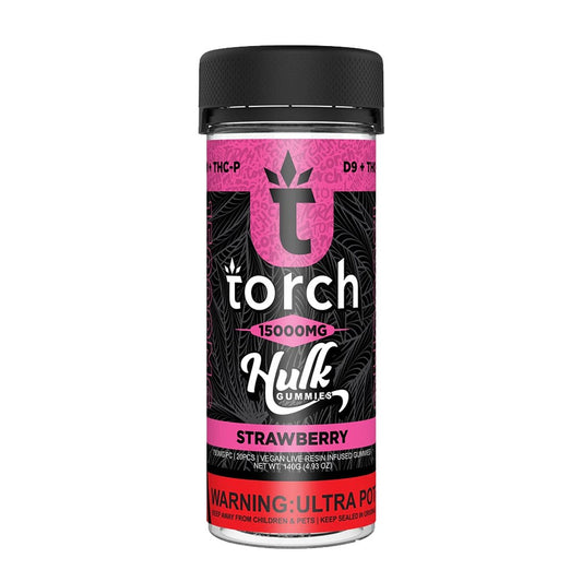 TORCH HULK D9/THCP 15000MG GUMMIES - STRAWBERRY