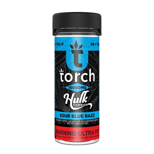 TORCH HULK D9/THCP 15000MG GUMMIES - SOUR BLUE RAZZ