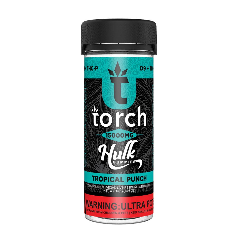 TORCH HULK D9/THCP 15000MG GUMMIES - TROPICAL PUNCH