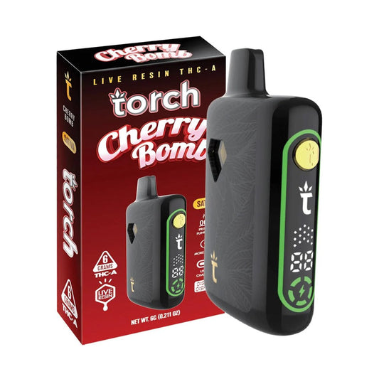 TORCH PULSE THCA 6G DISPOSABLE SATIVA - CHERRY BOMB