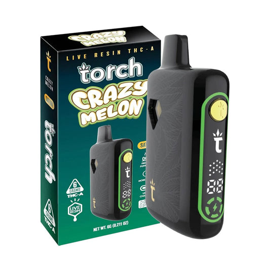 TORCH PULSE THCA 6G DISPOSABLE SATIVA - CRAZY MELON