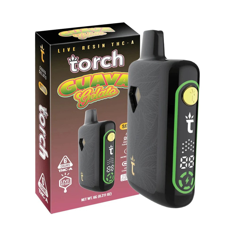 TORCH PULSE THCA 6G DISPOSABLE SATIVA - GUAVA GELATO
