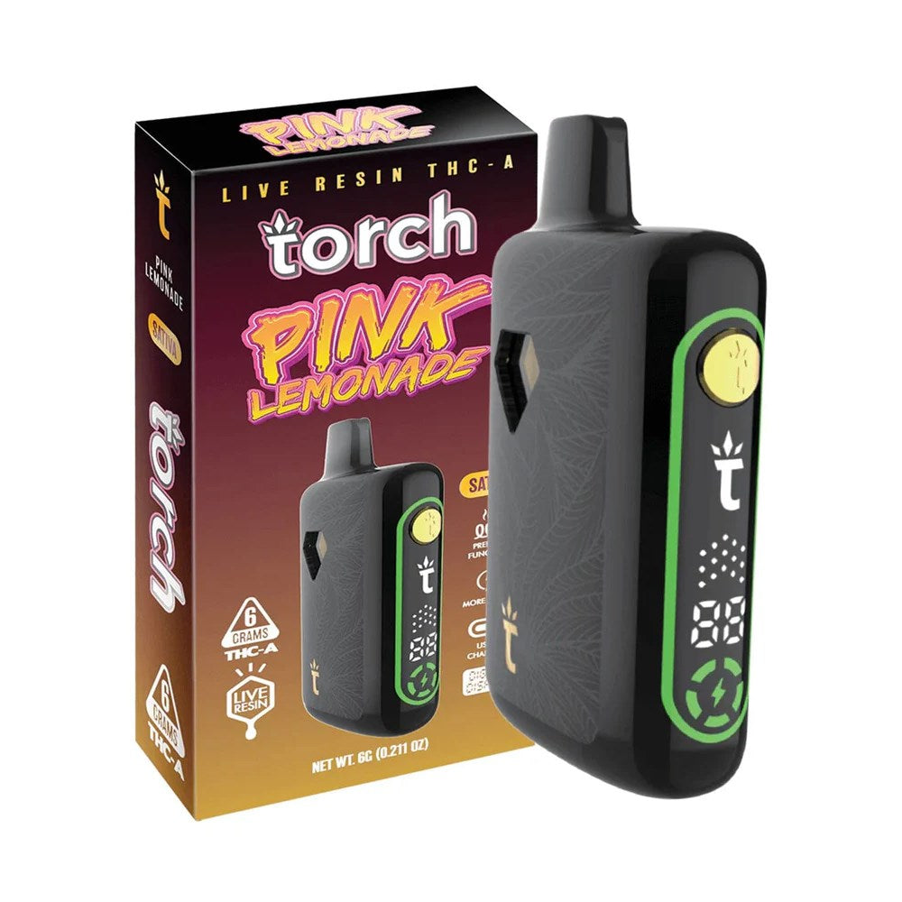 TORCH PULSE THCA 6G DISPOSABLE SATIVA - PINK LEMONADE