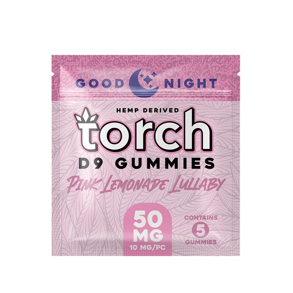 TORCH D9 GOOD NIGHT 50MG GUMMIES - PINK LEMONADE LULLABY