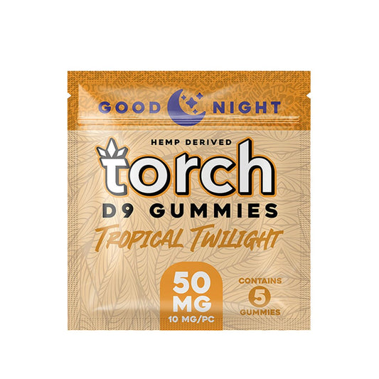 TORCH D9 GOOD NIGHT 50MG GUMMIES - TROPICAL TWILIGHT