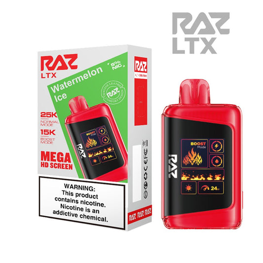 RAZ LTX 5% 25KPUFF DISPOSABLE- WATERMELON ICE