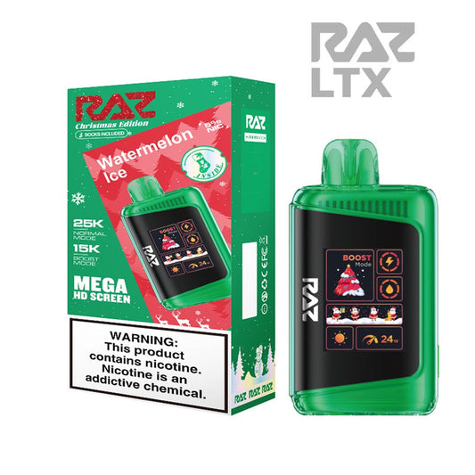 RAZ LTX 5% 25KPUFF DISPOSABLE- WATERMELON ICE(CHRIST. ED.)