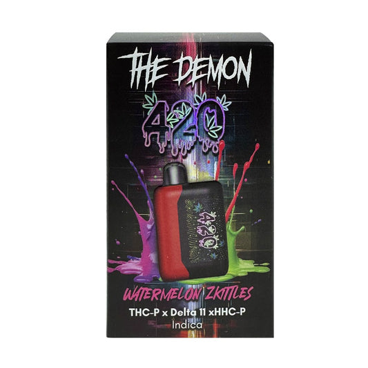 THE DEMON 420 DISPOSABLE INDICA - WATERMELON ZKITTLES