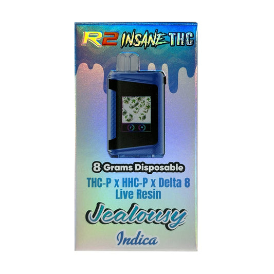 R2 INSANE THC 8G DISPOSABLE INDICA - JEALOUSY