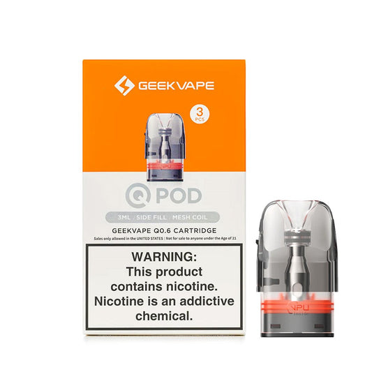 GEEKVAPE Q 3ML 0.4OHM REPLACEMENT CARTRIDGE POD