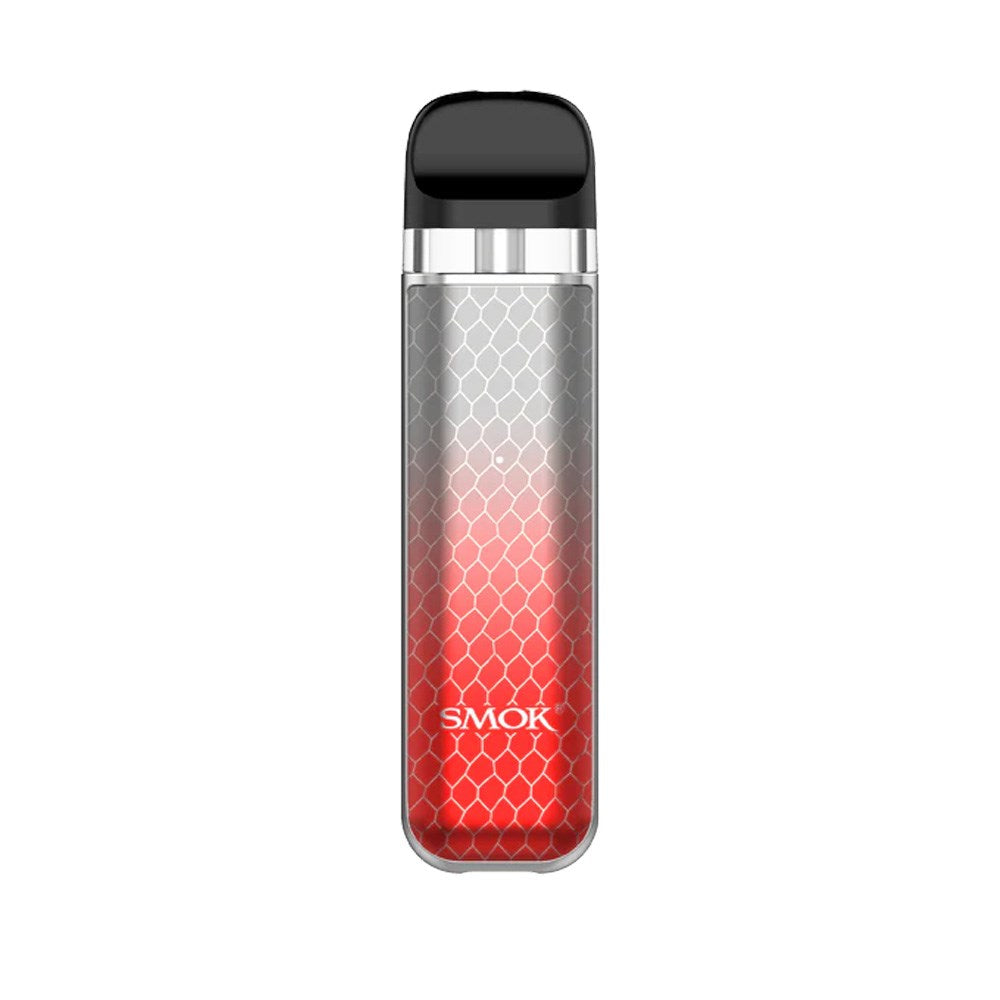 SMOK NOVO 2X 800mAH KIT W/ 2ML REFILLABLE POD - PRISM SILVER RED COBRA