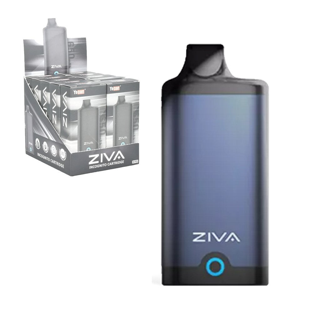 YOCAN ZIVA 650mAH INCOGNITO CART. BATTERY - DARK BLUE
