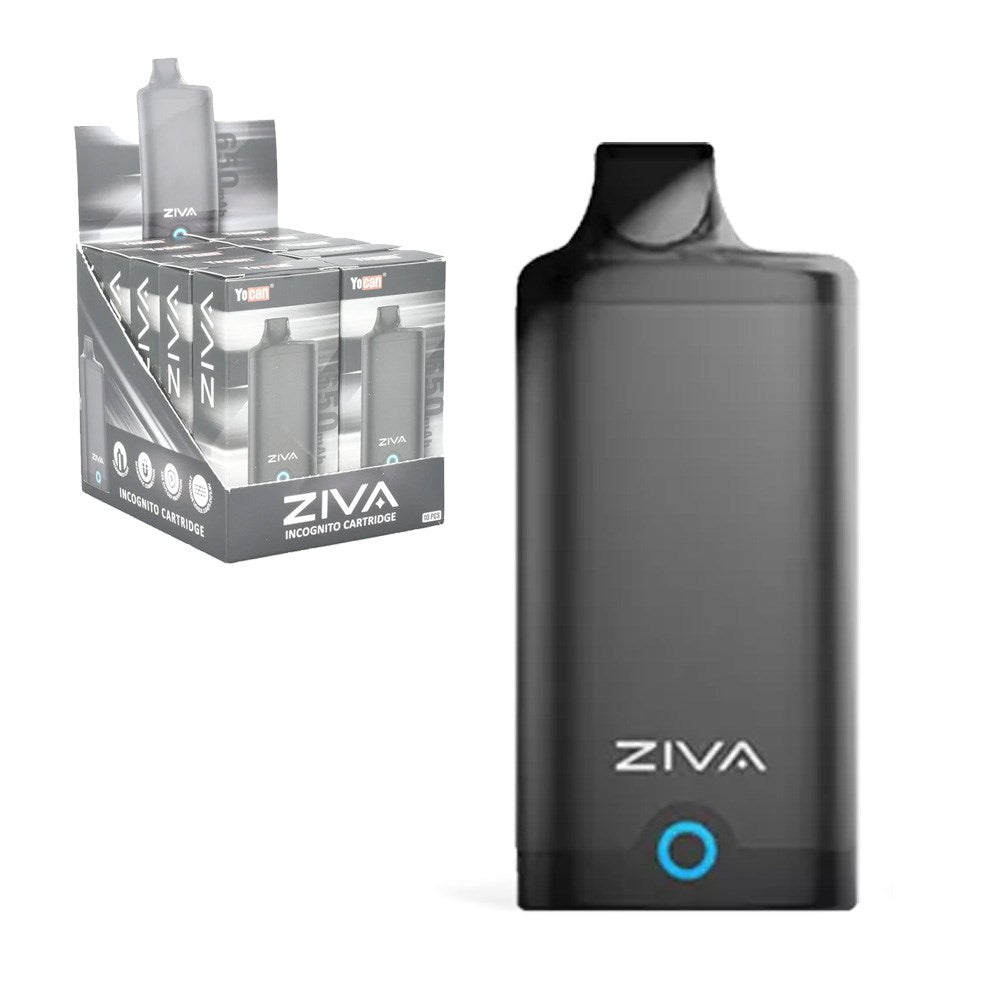 YOCAN ZIVA 650mAH INCOGNITO CART. BATTERY - BLACK