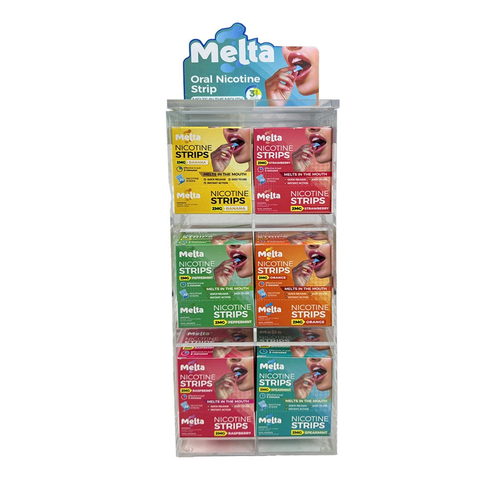 MELTA NICOTINE STRIP DISPLAY - ASSORTED