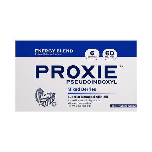 PROXIE 60MG 3CT KRATOM ENERGY BLEND - MIXED BERRIES