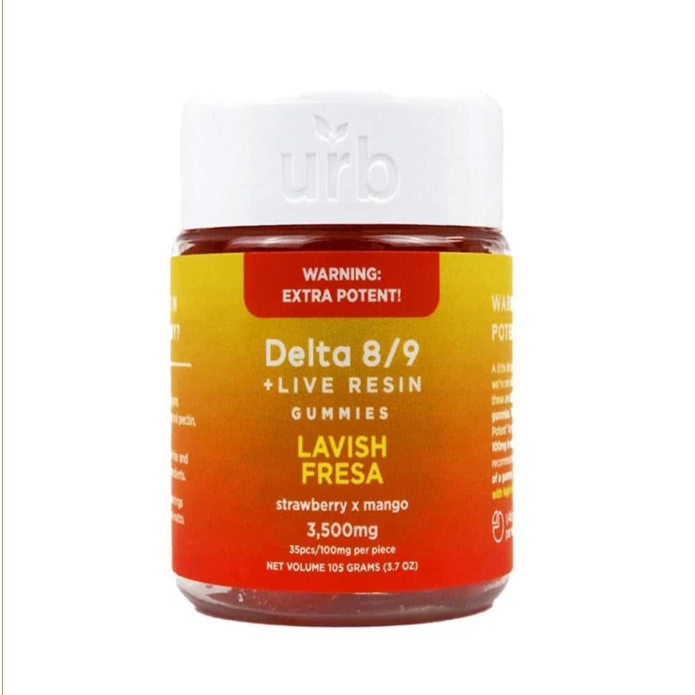URB D8/D9 THC 3500MG GUMMIES - LAVESH FRESA